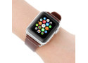 Tuff-Luv - Screenprotector voor Apple Watch 42 mm - Gehard Tuff-glas(gebogen) - Zwart