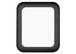Tuff-Luv - Screenprotector voor Apple Watch 42 mm - Gehard Tuff-glas(gebogen) - Zwart