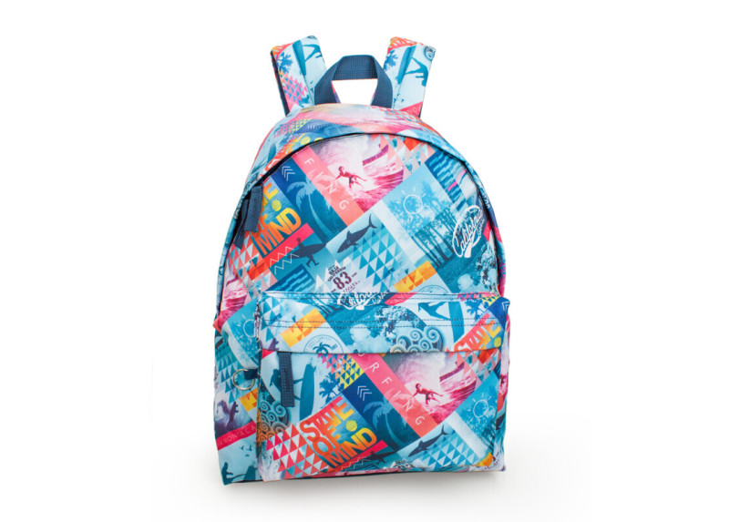 Delbag Graffiti - Surfing - Rugzak - 43 cm hoog Delbag Graffiti - Surfing - Rugzak - 43 cm hoog