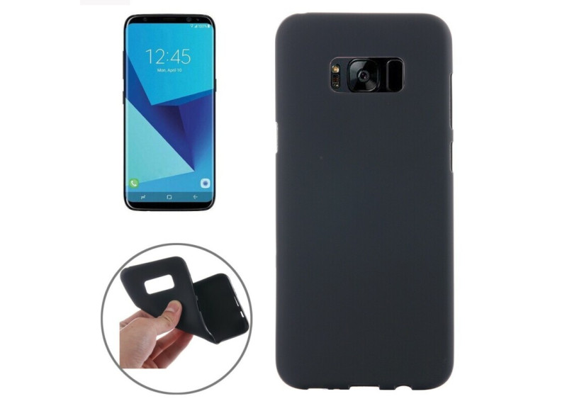 Tuff-Luv - Zachte TPU Case - Voor de Samsung Galaxy S8 Plus - Zwart Tuff-Luv - Zachte TPU Case - Voor de Samsung Galaxy S8 Plus - Zwart