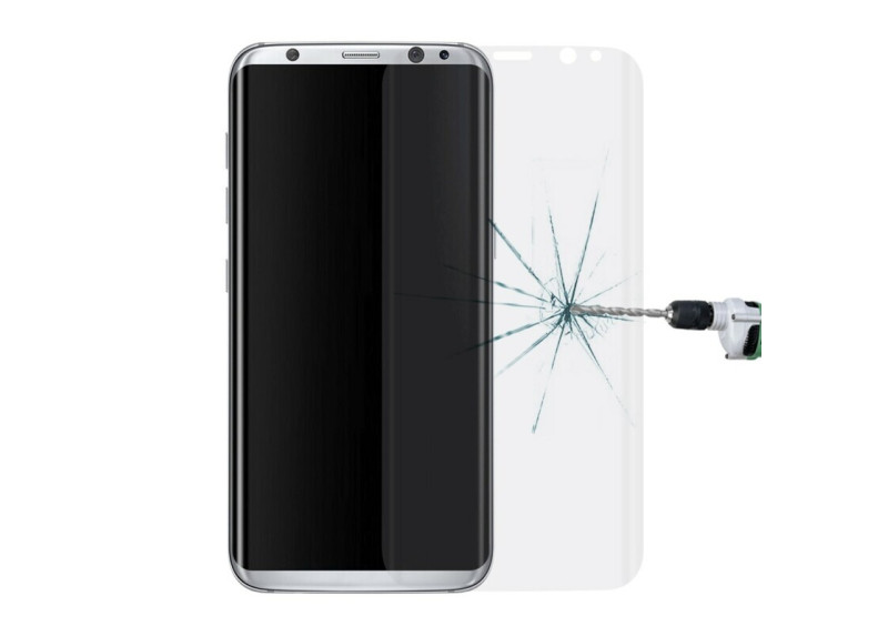 Tuff-Luv - Full Screen Protector - Gebogen 3D Gehard Glas - Voor de Samsung Galaxy S8 Plus Tuff-Luv - Full Screen Protector - Gebogen 3D Gehard Glas - Voor de Samsung Galaxy S8 Plus