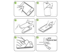 Tuff-Luv - Full Screen Protector - Gebogen 3D Gehard Glas - Voor de Samsung Galaxy S8 Plus