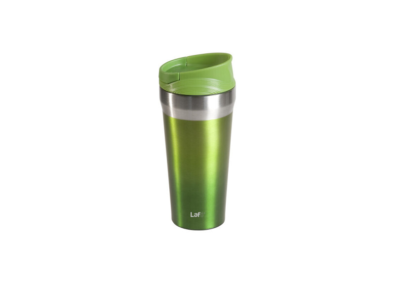 Lafe - Thermosfles - RVS - 400 ml - Groen Lafe - Thermosfles - RVS - 400 ml - Groen