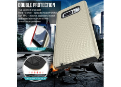 Tuff-luv - Dubbel laags antislip case voor de Samsung Galaxy note 8- goud