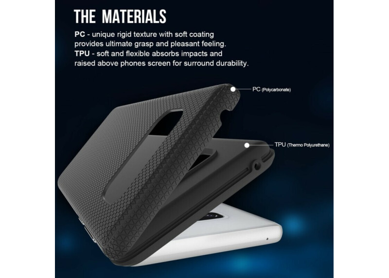 Tuff-luv - Dubbel laags antislip case voor de Samsung Galaxy note 8- zwart Tuff-luv - Dubbel laags antislip case voor de Samsung Galaxy note 8- zwart