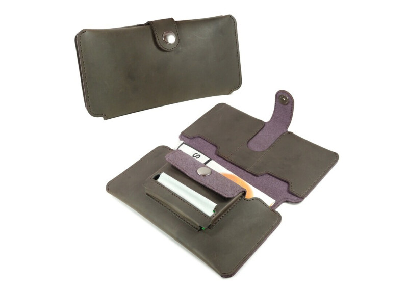 Tuff-luv - Genuine leren tabakszak - mokka bruin Tuff-luv - Genuine leren tabakszak - mokka bruin