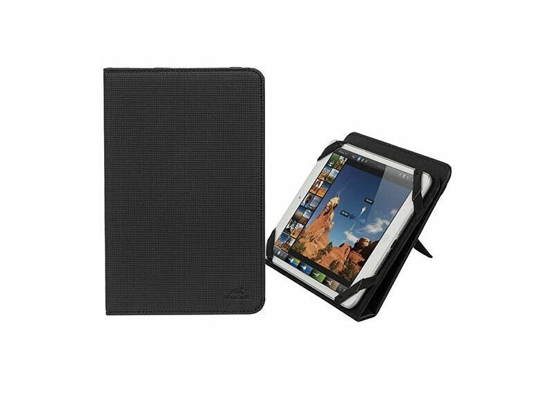 RivaCase 3204 - Universele Tablet hoes + Standaard - 8 Inch (iPad mini 3 / Acer Iconia Tab 7.0) - Zwart RivaCase 3204 - Universele Tablet hoes + Standaard - 8 Inch (iPad mini 3 / Acer Iconia Tab 7.0) - Zwart