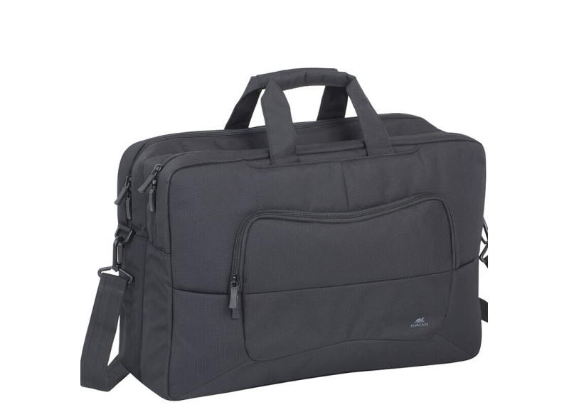 RivaCase 8455 - Laptop Schoudertas - 17 Inch - Extra vak voor 10.1 Inch tablet - Zwart RivaCase 8455 - Laptop Schoudertas - 17 Inch - Extra vak voor 10.1 Inch tablet - Zwart