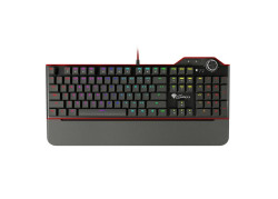 Genesis RX85 mechanisch gaming toetsenbord, met bruine kailh-toetsen en RGB verlichting