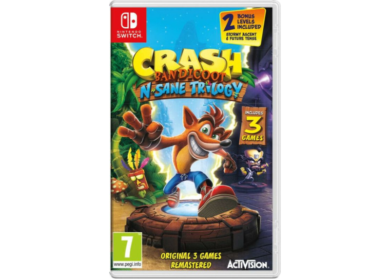 Crash Bandicoot N Sane Trilogy - Nintendo Switch Game Crash Bandicoot N Sane Trilogy - Nintendo Switch Game