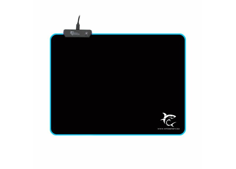 White Shark Luminous L - LED Gaming muismat - 350 x 250 mm White Shark Luminous L - LED Gaming muismat - 350 x 250 mm