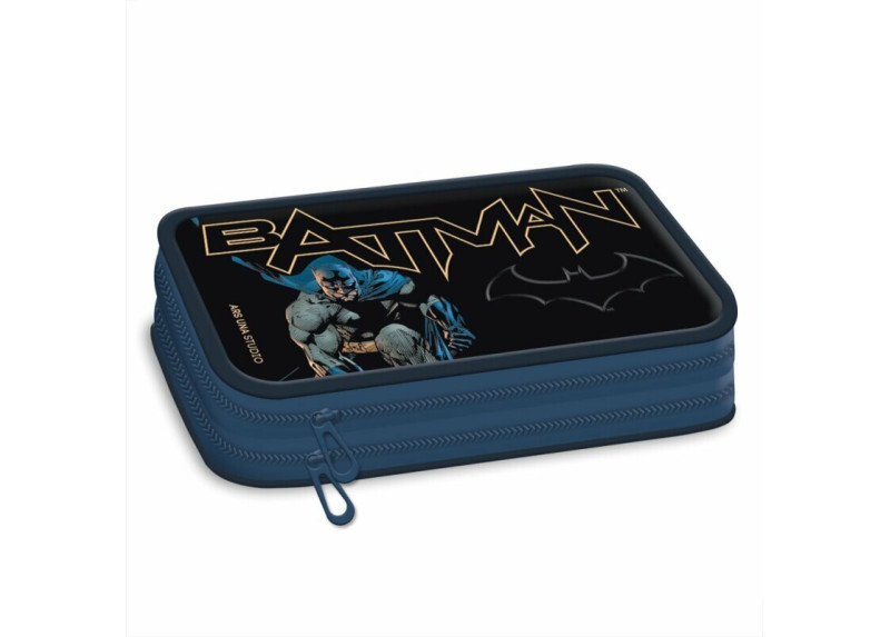 Batman - Etui - 2 vakken - Blauw Batman - Etui - 2 vakken - Blauw
