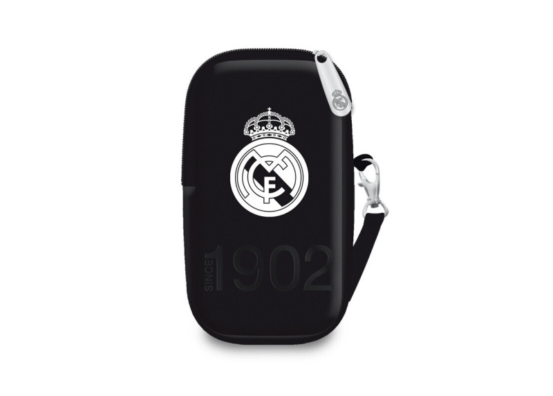 Real Madrid - Polyester tasje voor mobiel - 14 cm hoog - Zwart Real Madrid - Polyester tasje voor mobiel - 14 cm hoog - Zwart
