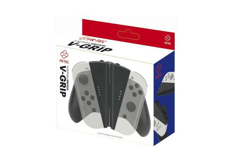 Nintendo Switch - V-Grip - Joy Con Controller - Zwart - Switch OLED Nintendo Switch - V-Grip - Joy Con Controller - Zwart - Switch OLED
