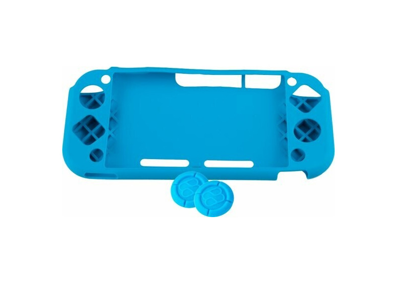 Nintendo Switch Lite Siliconen hoes met Thumb Grips - Blauw Nintendo Switch Lite Siliconen hoes met Thumb Grips - Blauw
