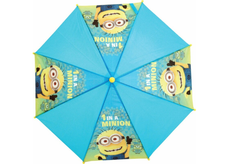 Minions - Kinder - Paraplu - 74 cm - Blauw en geel Minions - Kinder - Paraplu - 74 cm - Blauw en geel