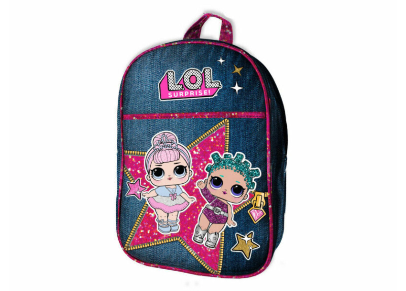 L.O.L. Surprise - Denim rugzak 28,6 centimeter - blauw en roze L.O.L. Surprise - Denim rugzak 28,6 centimeter - blauw en roze