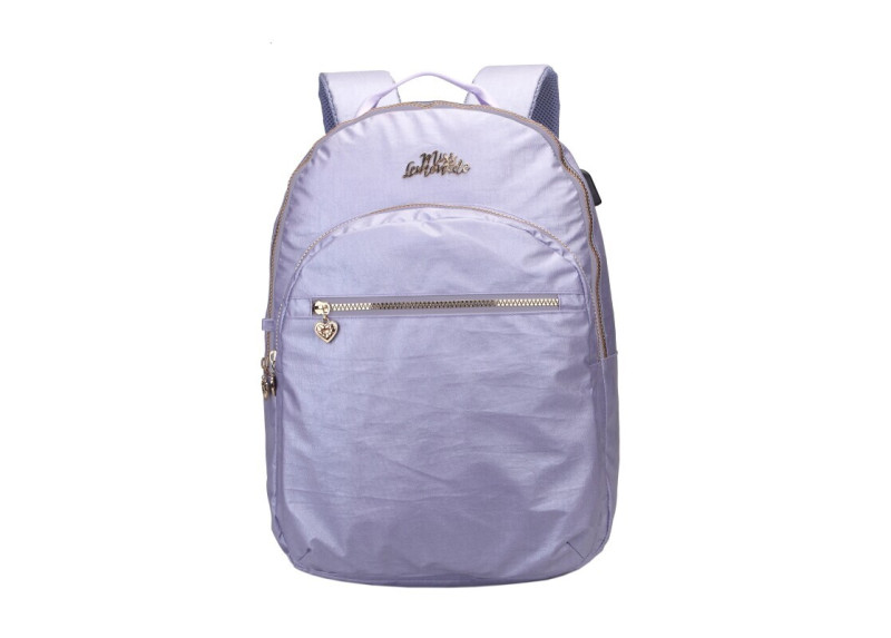 Metallic Blue rugtas - 42 cm hoog Metallic Blue rugtas - 42 cm hoog
