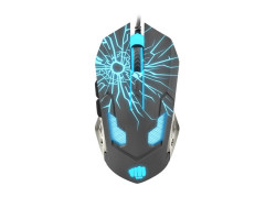 Fury Gladiator - Gaming Muis - Optisch - 3200 DPI - Met LED verlichting