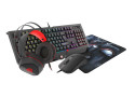 Gaming Combo Set 4 In 1 Genesis Cobalt 330 RGB toetsenbord plus muis plus headset en muismat - US Layout