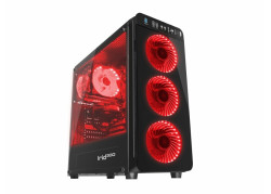 Computer Behuizing - Genesis IRID 300 USB 3.0 - MIDI tower - Rood