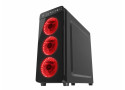 Computer Behuizing - Genesis IRID 300 USB 3.0 - MIDI tower - Rood