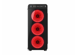 Computer Behuizing - Genesis IRID 300 USB 3.0 - MIDI tower - Rood