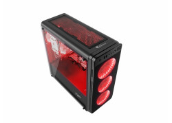 Computer Behuizing - Genesis IRID 300 USB 3.0 - MIDI tower - Rood