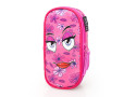 Delbag - Etui Ovaal - Gezicht Uitdagend - Roze - 21 cm