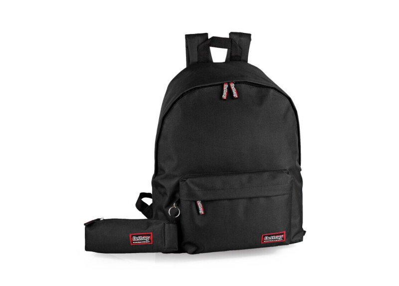 Delbag - Rugzak en Etui - Zwart - 43 cm Delbag - Rugzak en Etui - Zwart - 43 cm