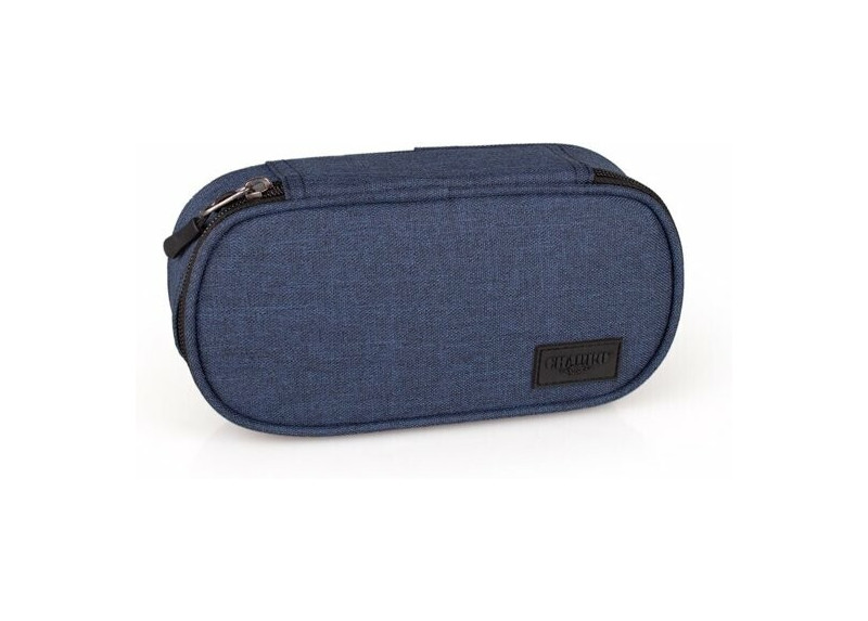 Etui - Polyester - Ovaal - El Charro Blue - Unisex - 21 cm - Blauw Etui - Polyester - Ovaal - El Charro Blue - Unisex - 21 cm - Blauw