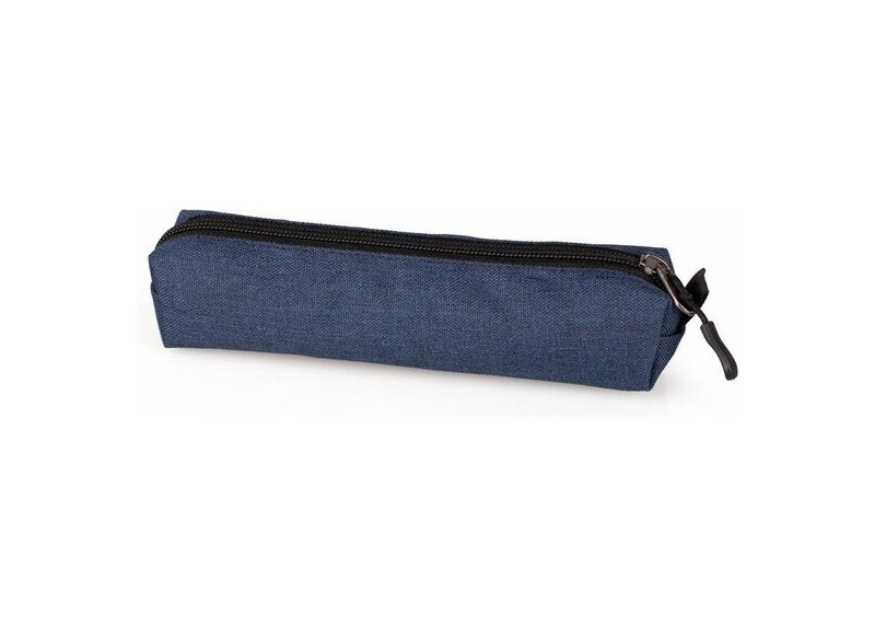 Etui - Polyester - Rond - El Charro Blue - Unisex - 20 cm - Blauw Etui - Polyester - Rond - El Charro Blue - Unisex - 20 cm - Blauw