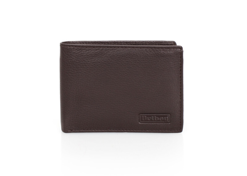 Delbag - Leren creditcard houder - Leren Portemonnee en pasjeshouder - Bruin Delbag - Leren creditcard houder - Leren Portemonnee en pasjeshouder - Bruin