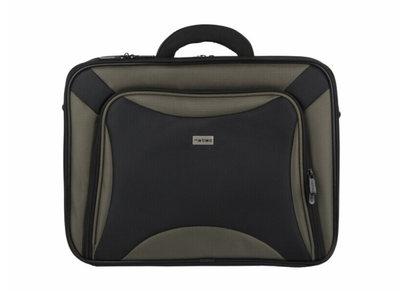 Natec Pitbull - Laptoptas - 17 inch - Met CD compartiment - Zwart/Groen Natec Pitbull - Laptoptas - 17 inch - Met CD compartiment - Zwart/Groen
