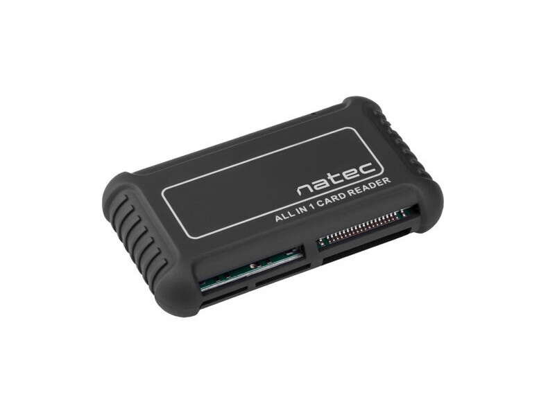 Natec Beetle - Kaart lezer - All-in One - SDHC - USB 2.0 - Zwart Natec Beetle - Kaart lezer - All-in One - SDHC - USB 2.0 - Zwart