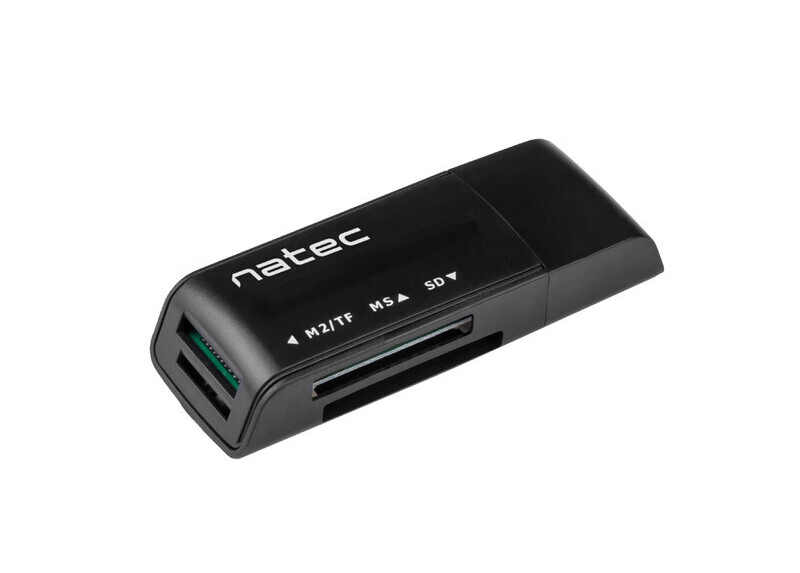 Natec Mini Ant 3 - Kaart lezer - SDHC - USB 2.0 - Zwart Natec Mini Ant 3 - Kaart lezer - SDHC - USB 2.0 - Zwart