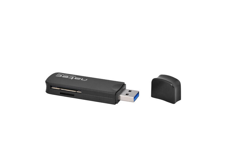 Natec Scarab - Mini kaart lezer - SD/Micro SD - USB 3.0 - Zwart Natec Scarab - Mini kaart lezer - SD/Micro SD - USB 3.0 - Zwart