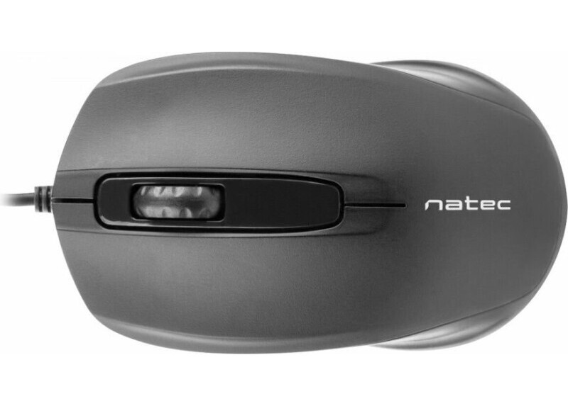 Natec Hoopoe - Bedrade Muis - USB 2.0 - 1600 DPI - Zwart Natec Hoopoe - Bedrade Muis - USB 2.0 - 1600 DPI - Zwart