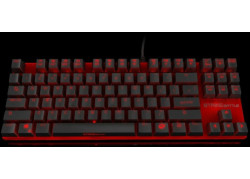 Ozone Strike Battle Black mechanisch gaming toetsenbord Brown Cherry - US Layout