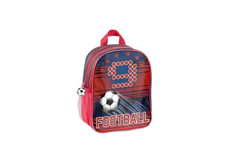 Voetbal Rugzak - 28 cm hoog - Rood en Blauw Voetbal Rugzak - 28 cm hoog - Rood en Blauw