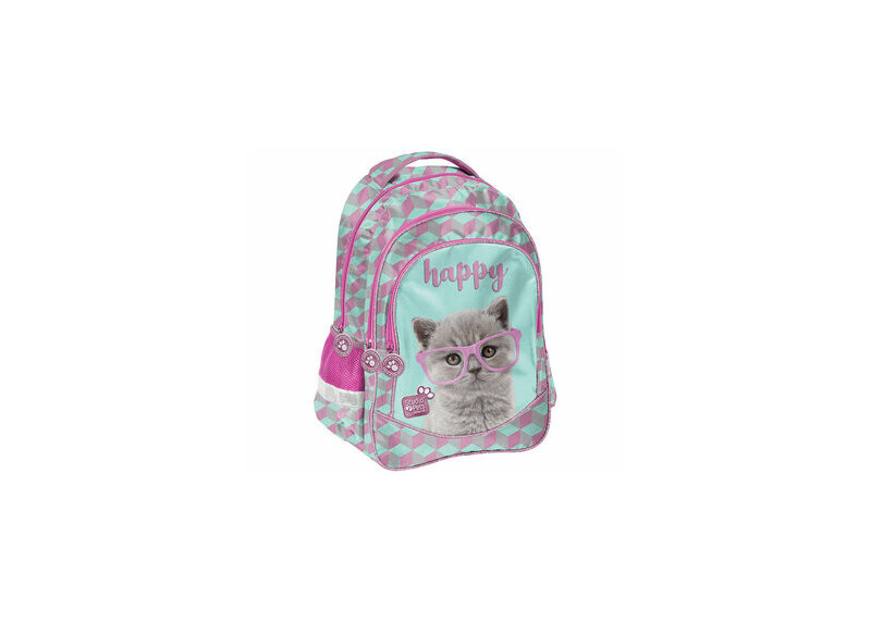 Studio Pets Rugzak - 32 cm hoog - Blauw en Roze - 490 g Studio Pets Rugzak - 32 cm hoog - Blauw en Roze - 490 g