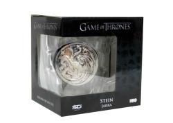Game of Thrones - Kristallen Bierglas met metallic logo - Targaryen