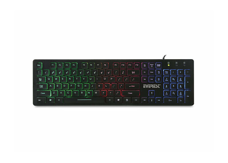 Everest KB-840 LED gaming toetsenbord Everest KB-840 LED gaming toetsenbord