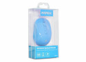 Everest SM-300 USB lichtblauw optische draadloze muis