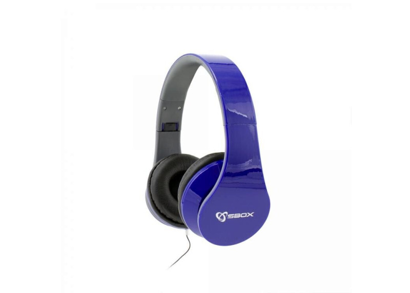 Sbox Koptelefoon HS-501BL Blueberry, Blue Sbox Koptelefoon HS-501BL Blueberry, Blue