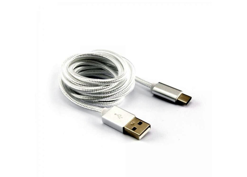 Sbox Usb oplader android USB -TYPEC-15W Coconut, White