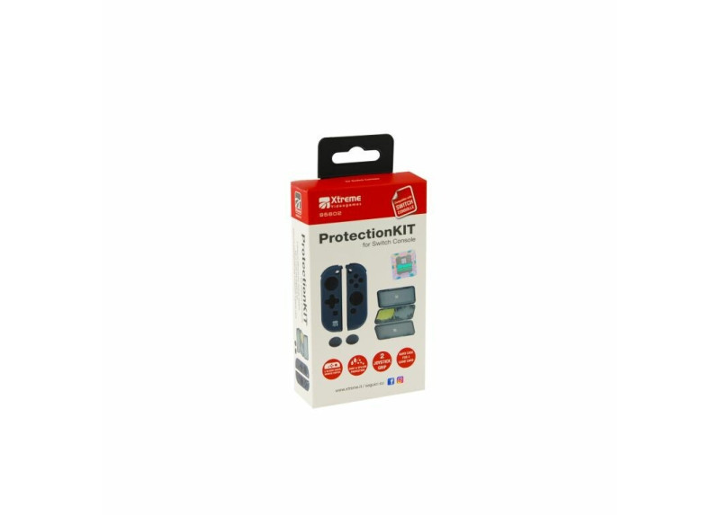 Nintendo Switch Protection Kit - thumbgrips, gamecase en joycon covers Nintendo Switch Protection Kit - thumbgrips, gamecase en joycon covers