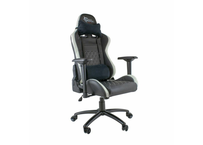 White Shark gaming stoel Nitro GT zwart-wit White Shark gaming stoel Nitro GT zwart-wit