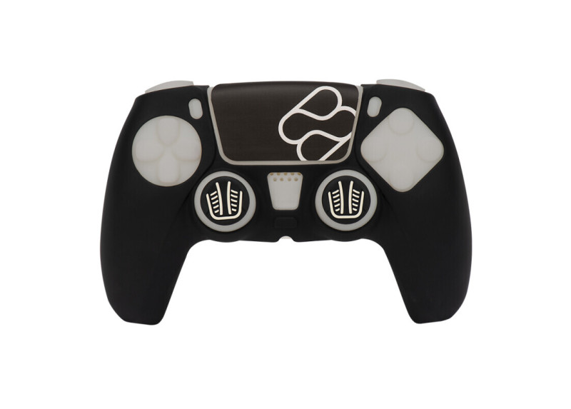 Playstation 5 - Siliconen controller skin en thumb grips voor PS5 DualSense controller - Zwart Playstation 5 - Siliconen controller skin en thumb grips voor PS5 DualSense controller - Zwart