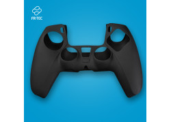 Playstation 5 - Siliconen controller skin en thumb grips voor PS5 DualSense controller - Zwart